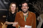 Amsterdam 9 maart 2018 
Boekenbal 2018 in de schouwburg van Amsterdam. Gijs Groenteman met partner