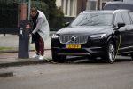 Amsterdam 19 februari 2018
Gijs Staverman met zijn electrische volvo auto