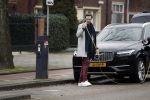 Amsterdam 19 februari 2018
Gijs Staverman met zijn electrische volvo auto