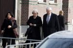 Rotterdam 20 februari 2018
Dienst voor overlijden /begrafenis Ruud Lubbers in de Laurentius Elisabeth Kathedraal. hanja Maij Weggen en haar man Peter Maij