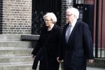 Rotterdam 20 februari 2018
Dienst voor overlijden /begrafenis Ruud Lubbers in de Laurentius Elisabeth Kathedraal. hanja Maij Weggen en haar man Peter Maij