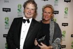 Amsterdam 5 maart 2018 
Buma prijzen in theater Amsterdam. Hans v Hemert met partner