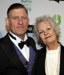 Amsterdam 5 maart 2018 
Buma prijzen in theater Amsterdam. Huub v d Lubbe met partner
