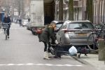 Amsterdam 9 februari 2018
Actrice Ilse Warringa ( de luizenmoeder) haalt haar dochter op op school.