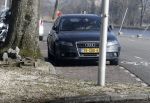 Amsterdam 4 maart 2018 
Humberto Tan zijn vrouw INeke haar auto staat voor hun huis