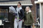 Amsterdam 24 februari 2018
Isa Hoes met dochter Vlinder in Amsterdam zuid