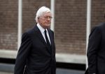 Leusden 6 maart 2018
Crematie Mies Bouwman in crematorium Leusden. hans Wiegel en ivo Niehe