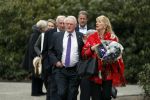 Leusden 6 maart 2018
Crematie Mies Bouwman in crematorium Leusden. Jan nagel met zijn vrouw