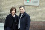 Rotterdam 20 februari 2018
Dienst voor overlijden /begrafenis Ruud Lubbers in de Laurentius Elisabeth Kathedraal. Jan Peter Balkenende met zijn vrouw