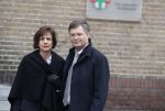 Rotterdam 20 februari 2018
Dienst voor overlijden /begrafenis Ruud Lubbers in de Laurentius Elisabeth Kathedraal. Jan Peter Balkenende met zijn vrouw