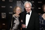 Amsterdam 9 maart 2018 
Boekenbal 2018 in de schouwburg van Amsterdam.
Jan Terlouw kwam met zijn dochter