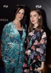 Amsterdam 9 maart 2018 
Boekenbal 2018 in de schouwburg van Amsterdam. Janine Abbring  met ..