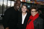 Hilversum 12 februari 2018 
Tribute to Guus Verstraete in beeld en geluid op het mediapark. Janine v d Ende met dochter iris en schoonzoon Vincent