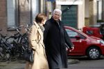 Amsterdam 9 maart 2018 
Joop Daalmeijer en zijn vrouw Maartje v Weegen hand in hand wandelend door Amsterdam