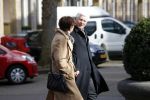 Amsterdam 9 maart 2018 
Joop Daalmeijer en zijn vrouw Maartje v Weegen hand in hand wandelend door Amsterdam