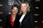 Amsterdam 9 maart 2018 
Boekenbal 2018 in de schouwburg van Amsterdam.
Kasja Ollongren kwam met partner irene v d Brekel