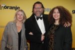 Amsterdam 12 februari 2018
Premiere Gek van Oranje in Tuschinski. Kenneth Herdigein met partner en dochter