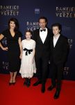 Amsterdam 5 maart 2018
Premiere bankier van het verzet in het de Lemar theater. Jacob Derwig met vrouw Kim v Kooten en hun kinderen