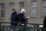 Amsterdam 3 maart 2018 
Kimberley Klaver met haar man Bas Schothorst
