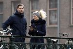Amsterdam 3 maart 2018 
Kimberley Klaver met haar man Bas Schothorst