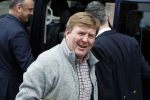 Amsterdam 3 februari 2018 
Prinses Beatrix viert haar 80e verjaardag in het paleis op de dam.  Koning Willem-Alexander en koningin Maxima arriveren met hun dochters, de prinsessen Amalia, Alexia en Ariane