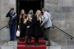 Amsterdam 3 februari 2018 
Prinses Beatrix viert haar 80e verjaardag in het paleis op de dam.  Koning Willem-Alexander en koningin Maxima arriveren met hun dochters, de prinsessen Amalia, Alexia en Ariane