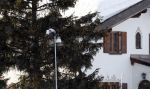 Lech 25 februari 2018
Het chalet met bewakingscamera's waar Koning Willem Alexander en Koningin Maxima met hun dochters logeren