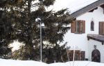 Lech 25 februari 2018
Het chalet met bewakingscamera's waar Koning Willem Alexander en Koningin Maxima met hun dochters logeren