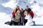 Lech, 26 Februari 2018
Fotouurtje Koninklijk Huis.
Koningin Maxima  Koning Willem Alexander Prinses Amalia Prinses Alexia en Prinses Ariane