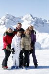 Lech, 26 Februari 2018
Fotouurtje Koninklijk Huis.
Koningin Maxima  Koning Willem Alexander Prinses Amalia Prinses Alexia en Prinses Ariane