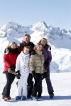 Lech, 26 Februari 2018
Fotouurtje Koninklijk Huis.
Koningin Maxima  Koning Willem Alexander Prinses Amalia Prinses Alexia en Prinses Ariane
