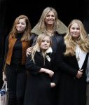 Amsterdam 3 februari 2018 
Prinses Beatrix viert haar 80e verjaardag in het paleis op de dam.  Koning Willem-Alexander en koningin Maxima arriveren met hun dochters, de prinsessen Amalia, Alexia en Ariane