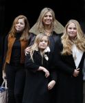 Amsterdam 3 februari 2018 
Prinses Beatrix viert haar 80e verjaardag in het paleis op de dam.  Koning Willem-Alexander en koningin Maxima arriveren met hun dochters, de prinsessen Amalia, Alexia en Ariane