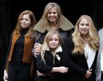 Amsterdam 3 februari 2018 
Prinses Beatrix viert haar 80e verjaardag in het paleis op de dam.  Koning Willem-Alexander en koningin Maxima arriveren met hun dochters, de prinsessen Amalia, Alexia en Ariane