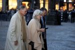 Amsterdam 3 februari 2018 
Prinses Beatrix viert haar 80e verjaardag in het paleis op de dam. Laurens Jan Brinkhorst en Jantien Heringa