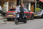 Amsterdam 9 februari 2018
Leco v Zadelhoff op zijn vespa scooter