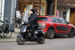 Amsterdam 9 februari 2018
Leco v Zadelhoff op zijn vespa scooter