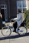Amsterdam 6 februari 2018 
Lieke v Lexmond op haar verjaardag op de fiets in Amsterdam