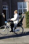 Amsterdam 6 februari 2018 
Lieke v Lexmond op haar verjaardag op de fiets in Amsterdam