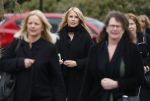 Leusden 6 maart 2018
Crematie Mies Bouwman in crematorium Leusden. Linda de Mol