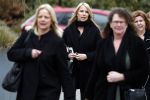 Leusden 6 maart 2018
Crematie Mies Bouwman in crematorium Leusden. Linda de Mol