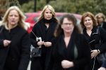 Leusden 6 maart 2018
Crematie Mies Bouwman in crematorium Leusden. Linda de Mol
