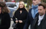 Leusden 6 maart 2018
Crematie Mies Bouwman in crematorium Leusden. Linda de Mol