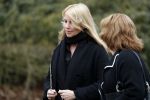 Leusden 6 maart 2018
Crematie Mies Bouwman in crematorium Leusden. Linda de Mol