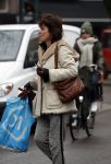 Amsterdam 19 februari 2018 
Linda v Dijck doet  boodschappen op de cornelis schuytstraat