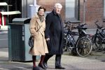Amsterdam 9 maart 2018 
Joop Daalmeijer en zijn vrouw Maartje v Weegen hand in hand wandelend door Amsterdam