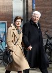 Amsterdam 9 maart 2018 
Joop Daalmeijer en zijn vrouw Maartje v Weegen hand in hand wandelend door Amsterdam