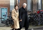 Amsterdam 9 maart 2018 
Joop Daalmeijer en zijn vrouw Maartje v Weegen hand in hand wandelend door Amsterdam