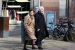 Amsterdam 9 maart 2018 
Joop Daalmeijer en zijn vrouw Maartje v Weegen hand in hand wandelend door Amsterdam
