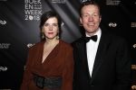 Amsterdam 9 maart 2018 
Boekenbal 2018 in de schouwburg van Amsterdam. Marcel Beerthuizen met zomaar een vrouw die erbij kwam staan